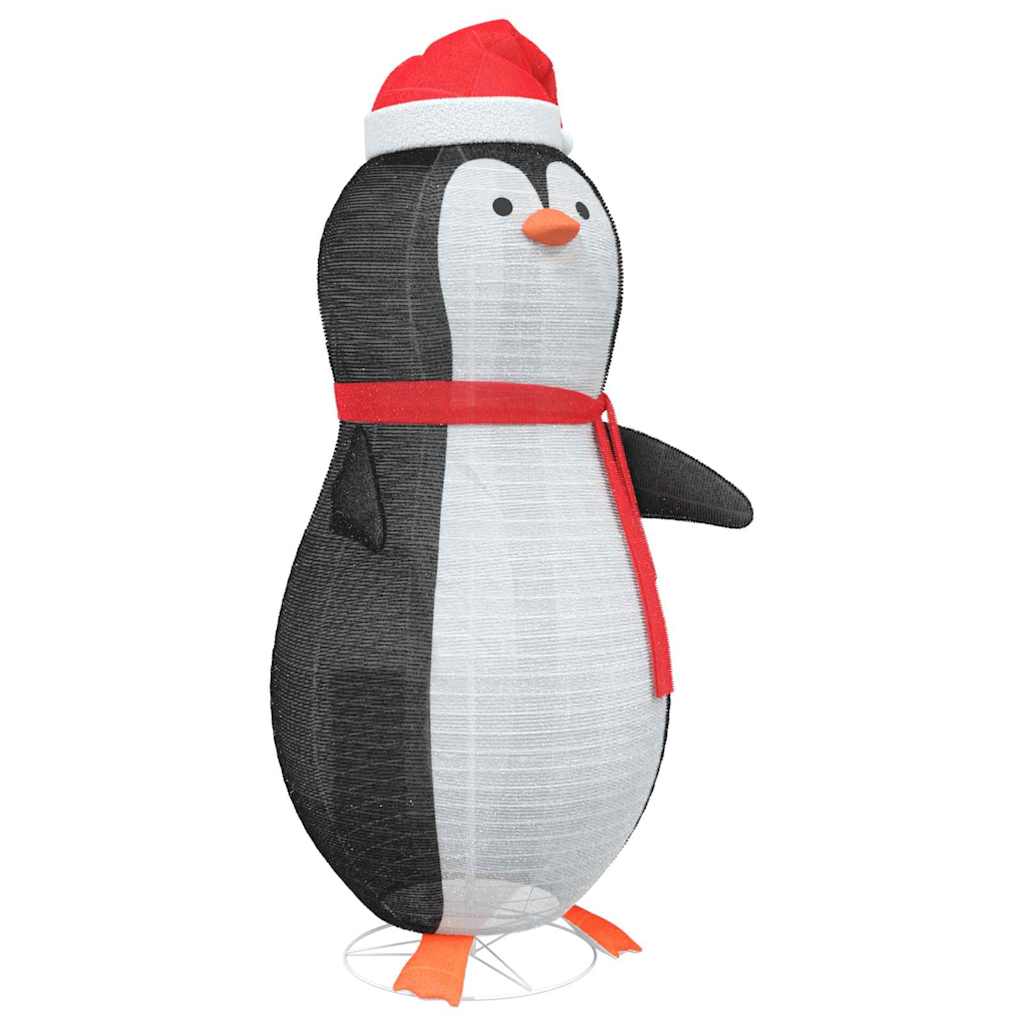 Snow Penguin Figure Warm White 78 x 88 x 180 cm Fabric