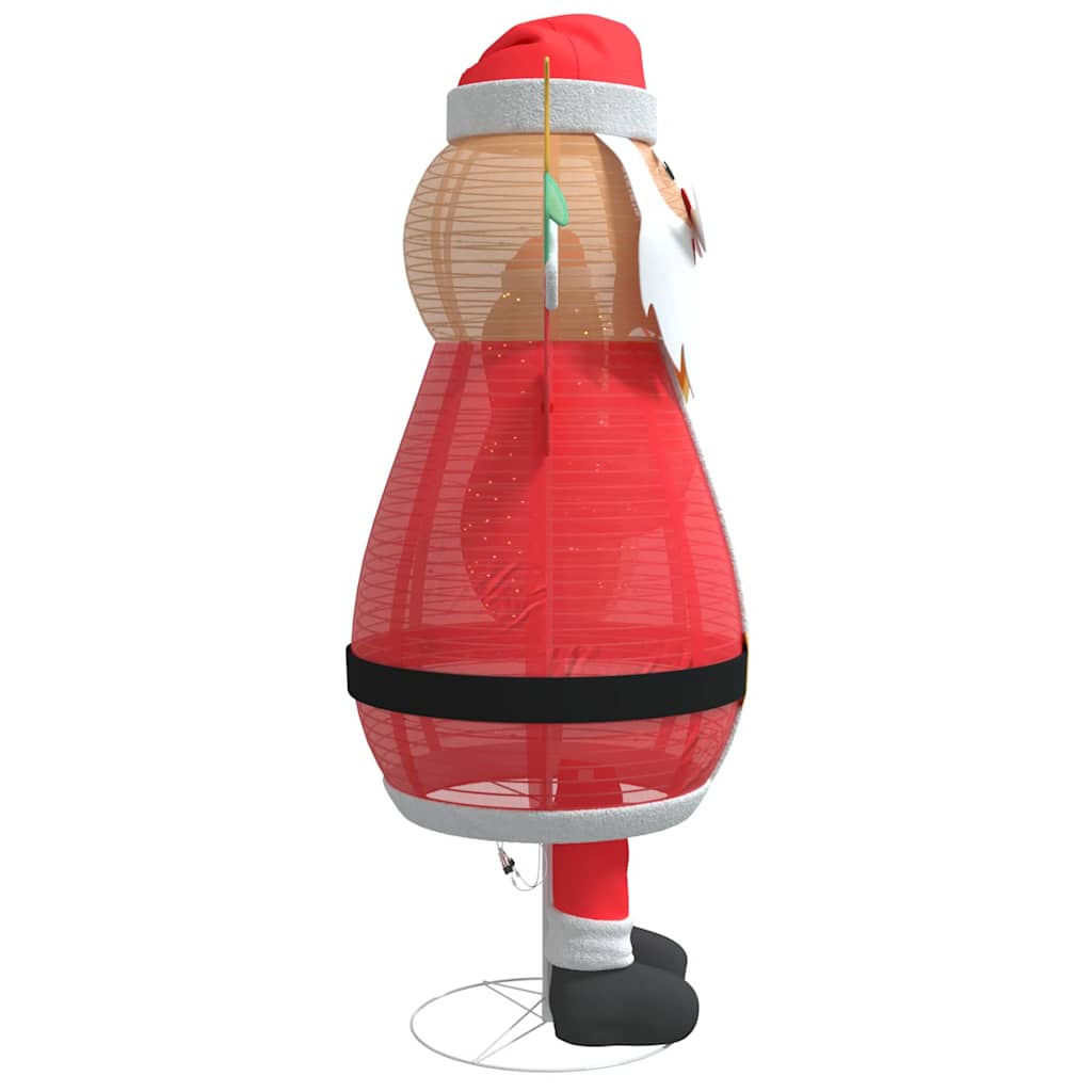 Christmas Santa Claus Warm White 100 x 180 cm Fabric