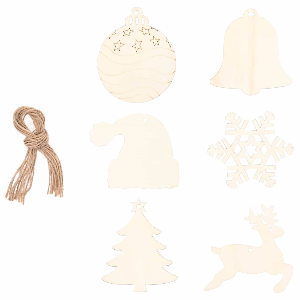 Christmas Tree with 30 LEDs Natural 90 cm Solid Ash wood