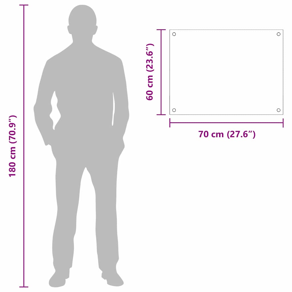 Kitchen Backsplash 2 pcs Light Grey 70 x 60 cm Tempered Glass