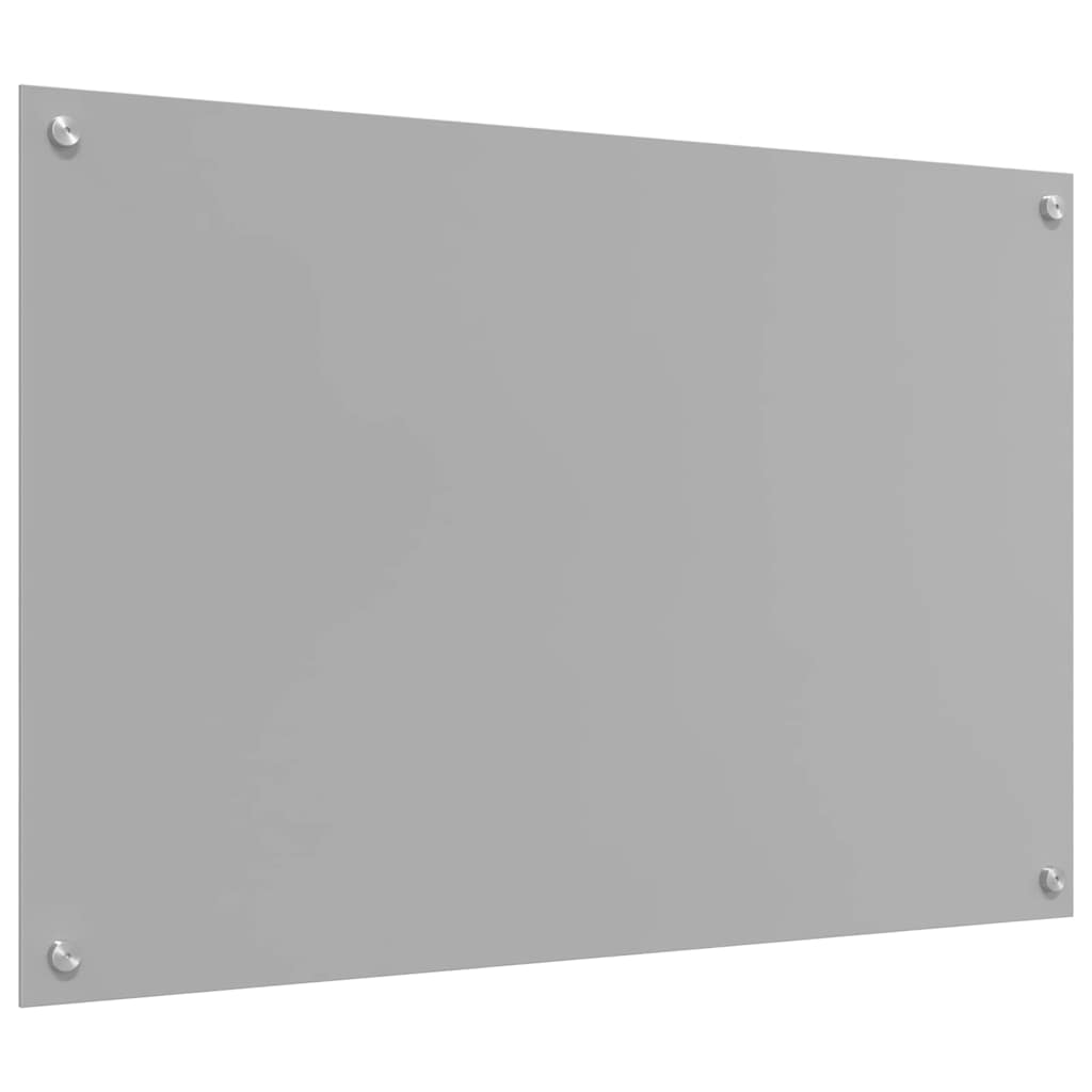 Kitchen Backsplash 2 pcs Light Grey 90 x 60 cm Tempered Glass