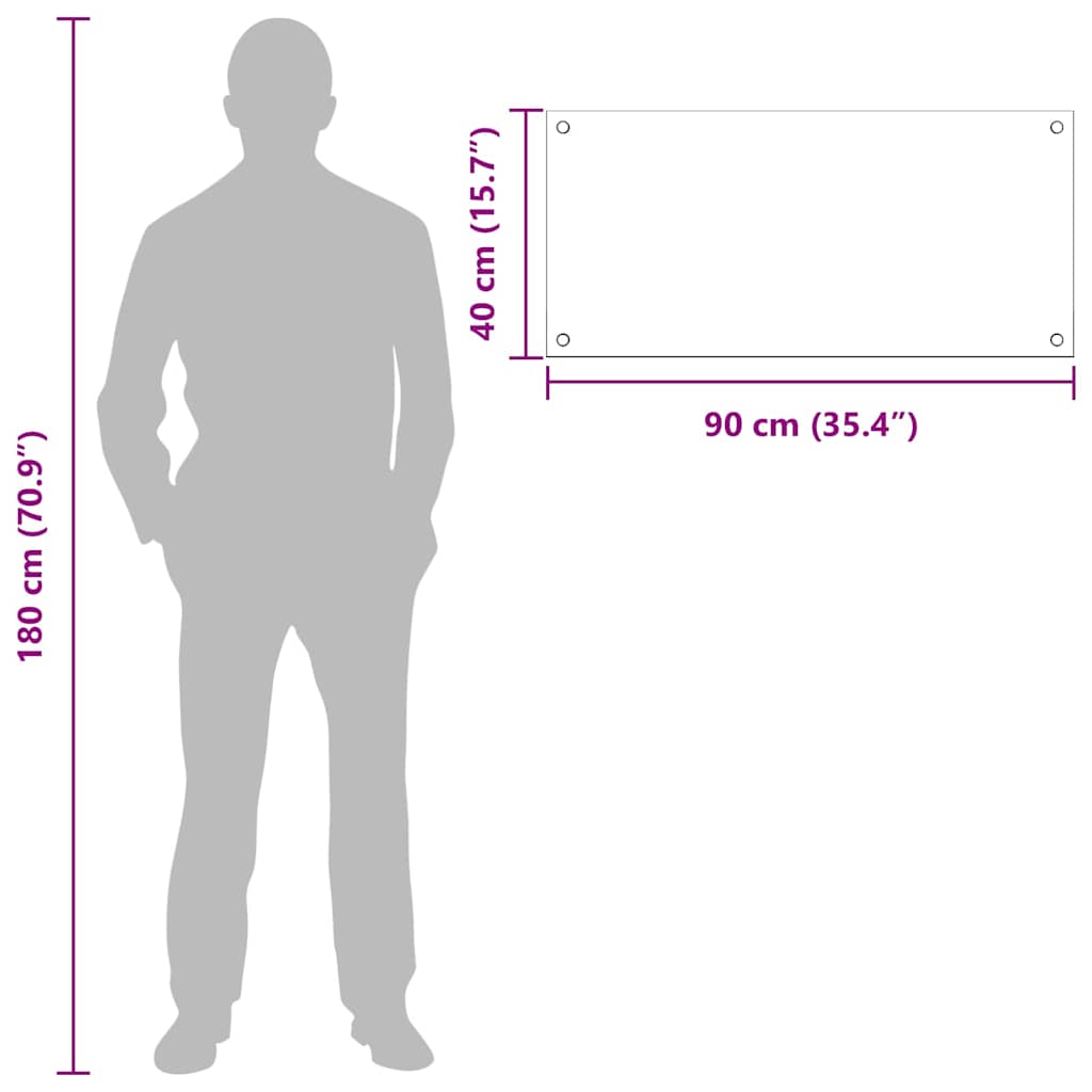 Kitchen Backsplash 2 pcs Dark Grey 90 x 40 cm Tempered Glass