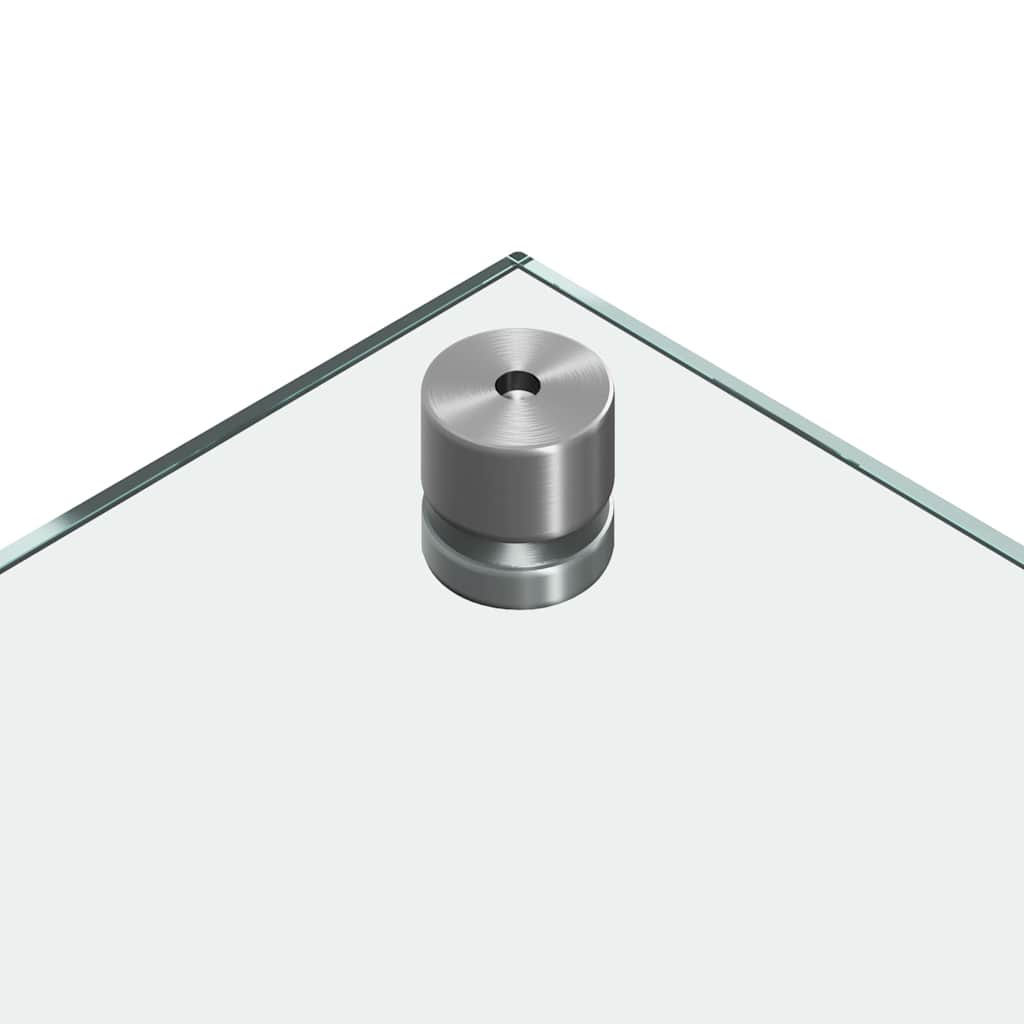 Kitchen Backsplash 2 pcs Transparent 110 x 50 cm Tempered Glass