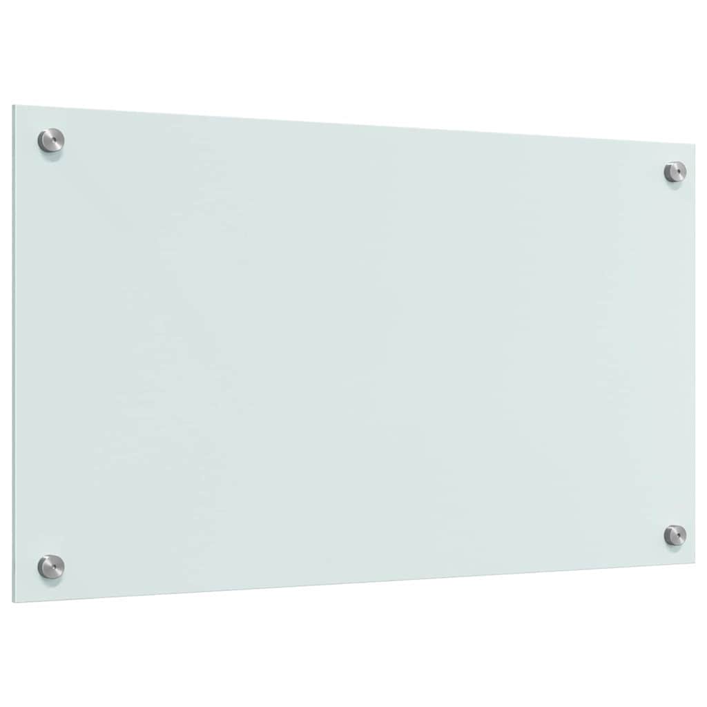 Kitchen Backsplash 2 pcs White 70 x 40 cm Tempered Glass