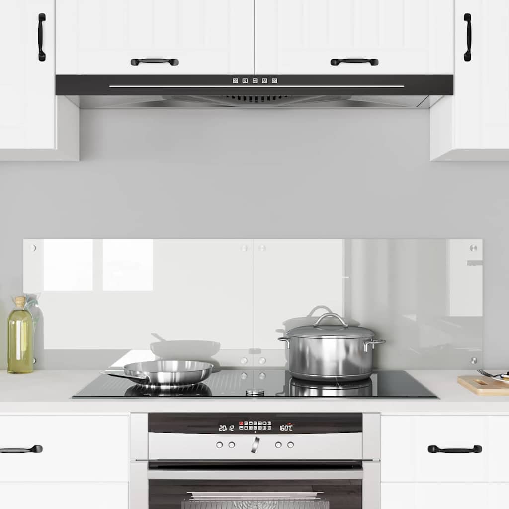 Kitchen Backsplash Transparent 70 x 40 cm Tempered Glass