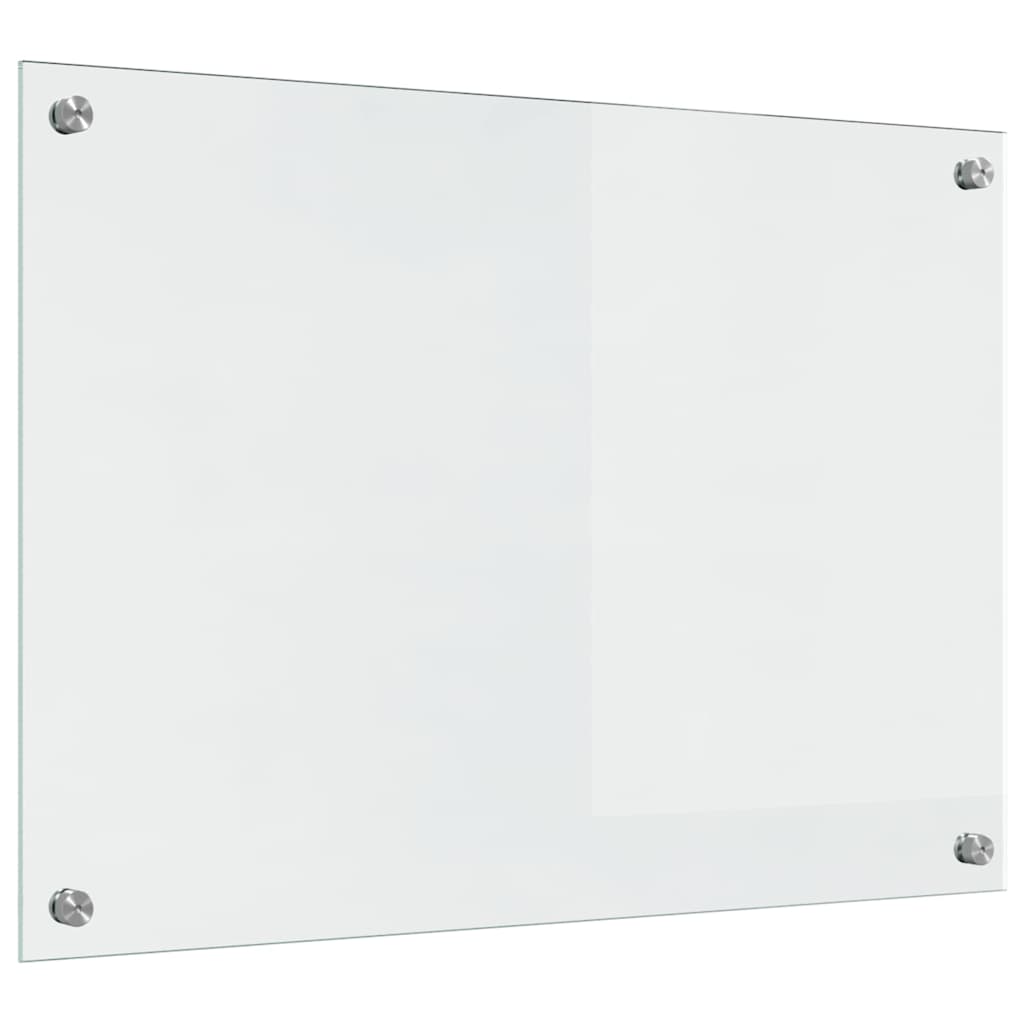 Kitchen Backsplash Transparent 70 x 50 cm Tempered Glass