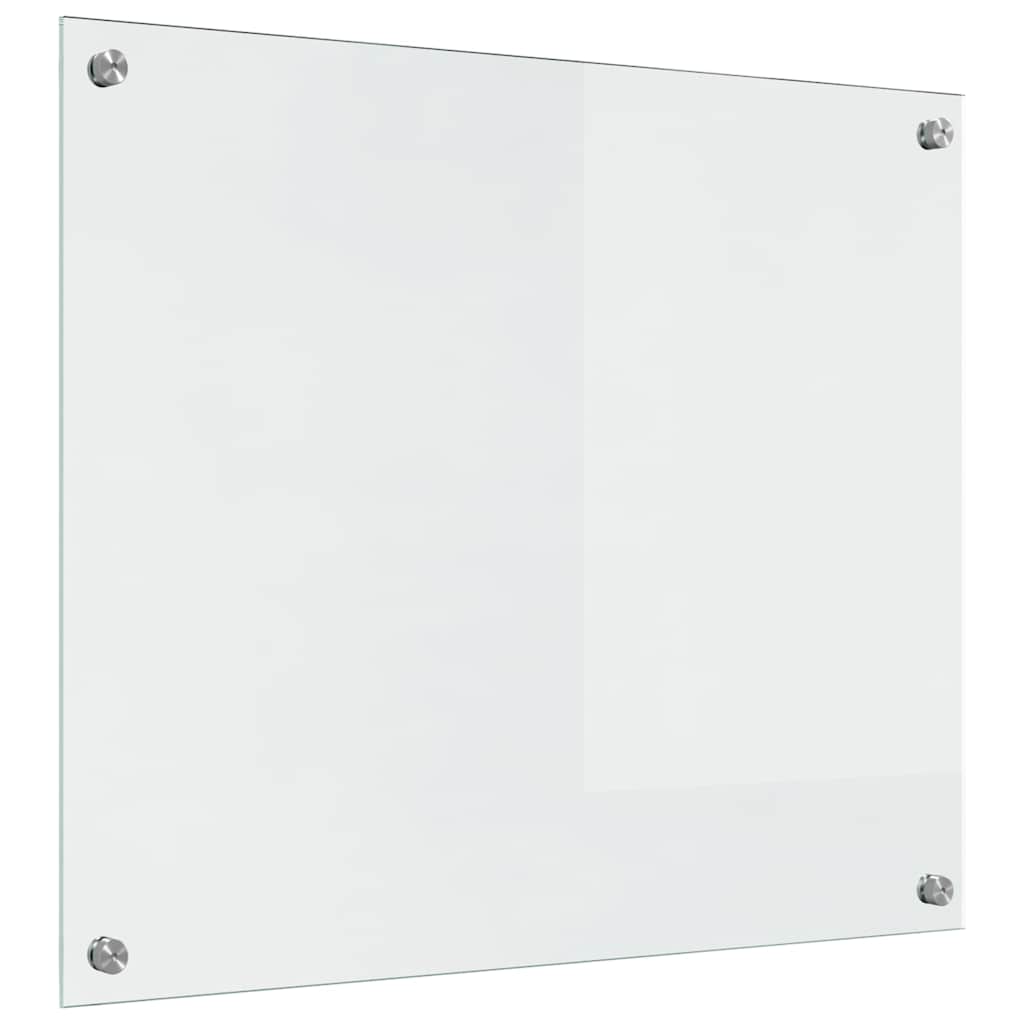 Kitchen Backsplash Transparent 70 x 60 cm Tempered Glass