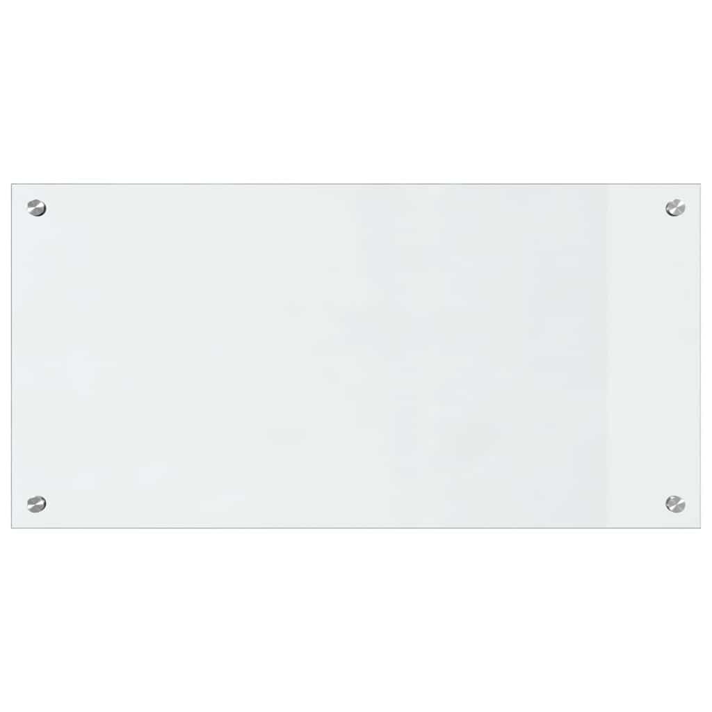 Kitchen Backsplash Transparent 80 x 40 cm Tempered Glass
