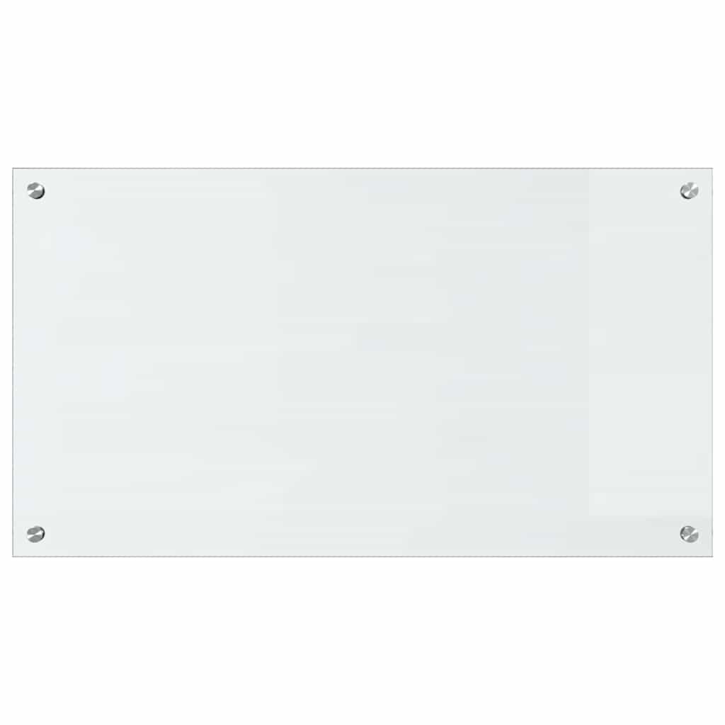 Kitchen Backsplash Transparent 90 x 50 cm Tempered Glass