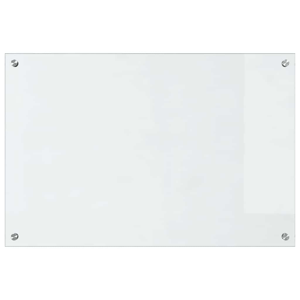 Kitchen Backsplash Transparent 90 x 60 cm Tempered Glass