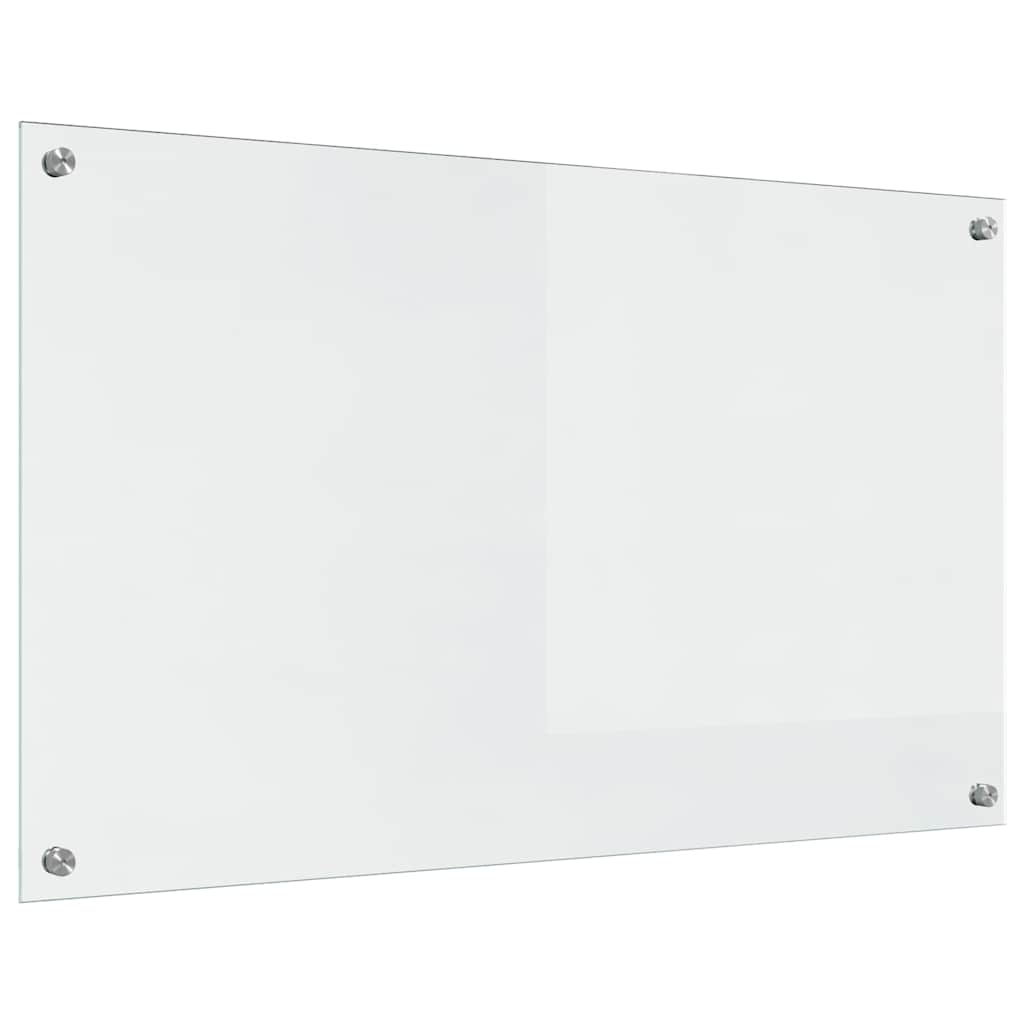 Kitchen Backsplash Transparent 100 x 60 cm Tempered Glass