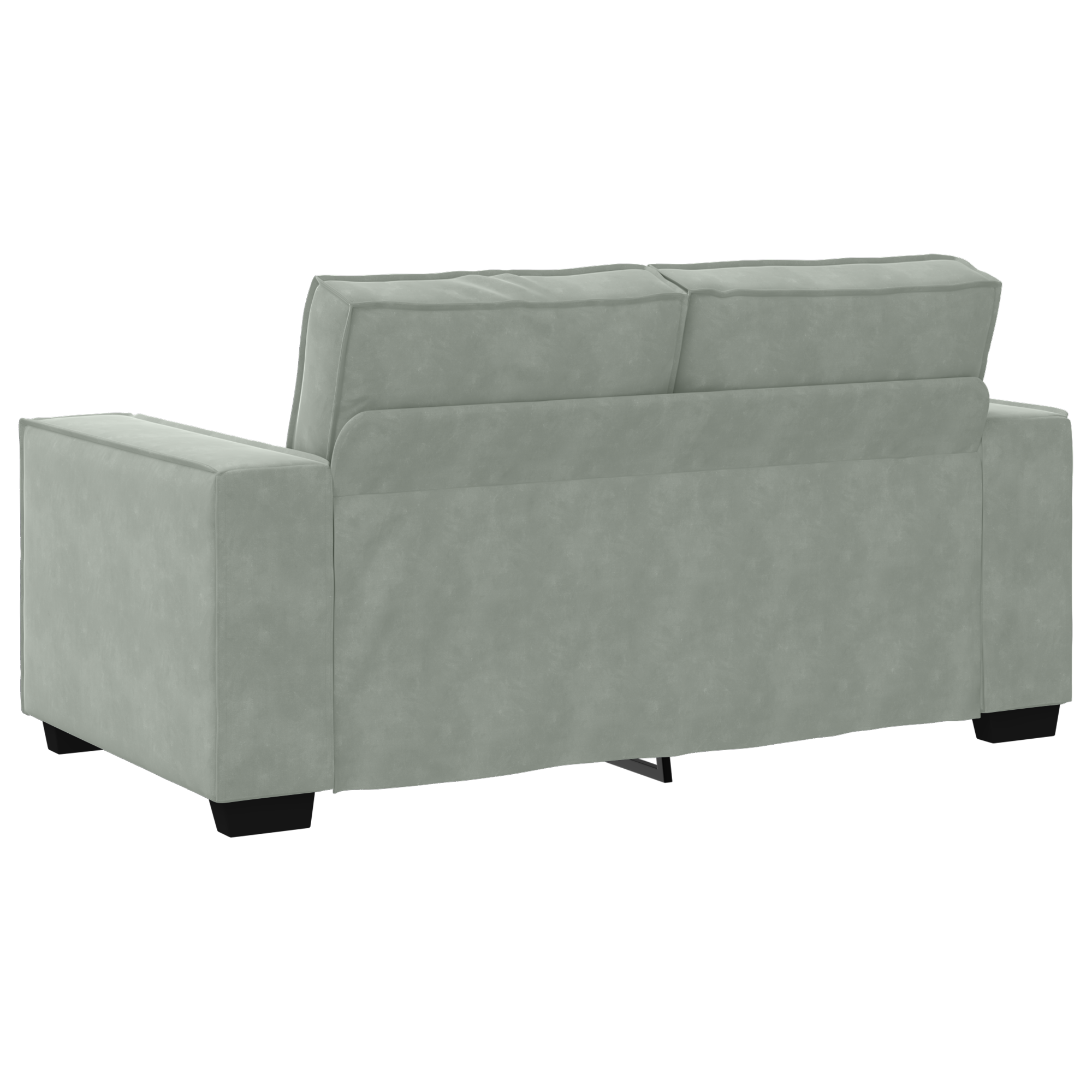 Sofa Set with Cushion 3 pcs Grey 220 x 78 x 84 cm Velvet